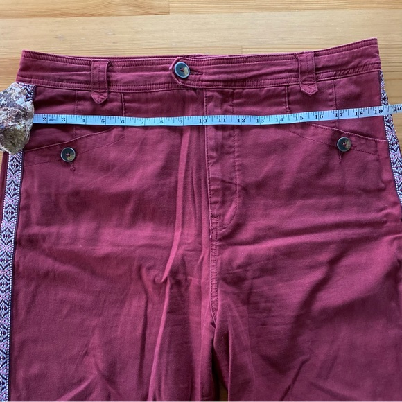 NWOT Anthropologie Tapered Side Stripe Pants - Picture 11 of 16